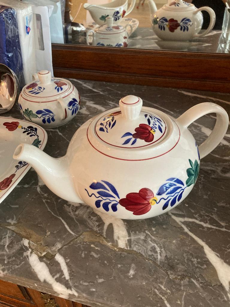 Boerenbont servies, Huis en Inrichting, Keuken | Servies, Ophalen, Zo goed als nieuw, Aardewerk, Boerenbont