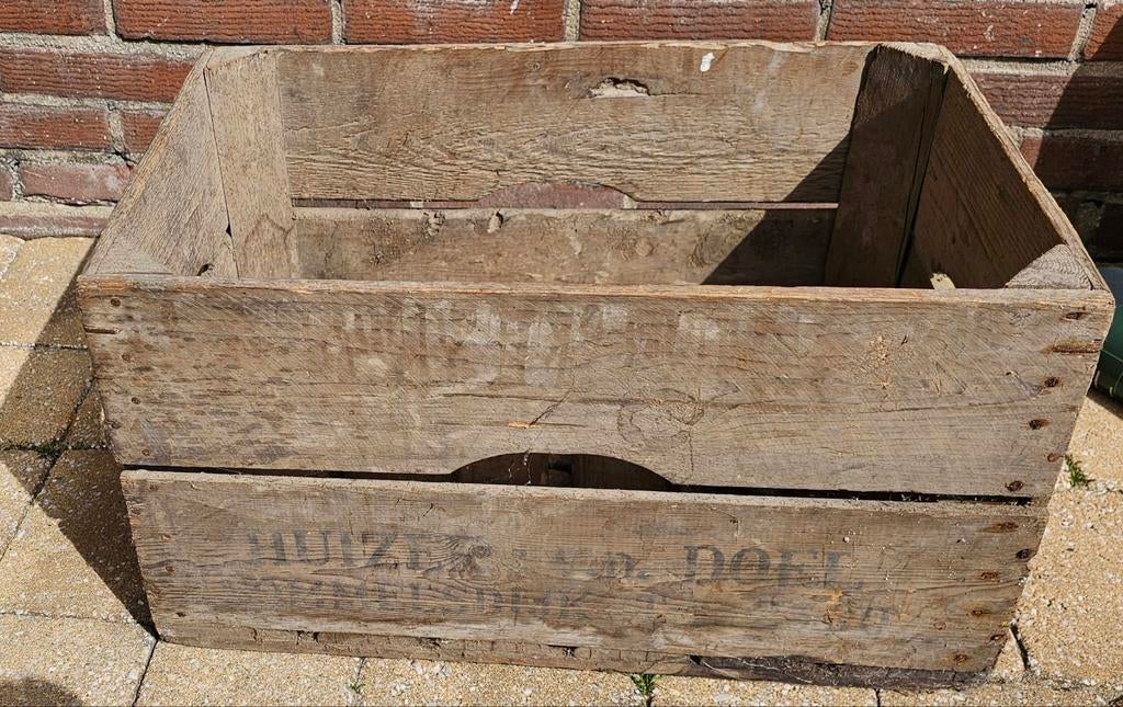 Veilingkist Huizer & v.d. Doel Sommelsdijk, Huis en Inrichting, Woonaccessoires | Kisten, Ophalen
