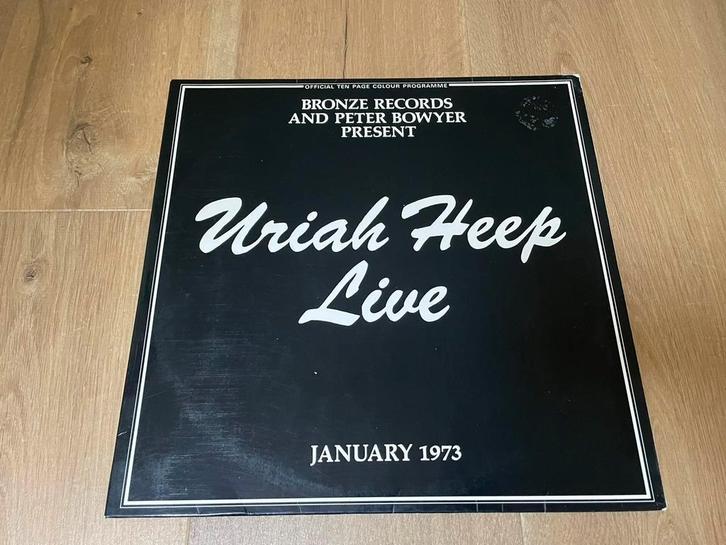Uriah Heep live january 1973 2lp album, Cd's en Dvd's, Vinyl | Rock, Zo goed als nieuw, Progressive, 12 inch, Ophalen of Verzenden