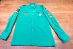 Scouting blouse en blauwe das, groen mt 164, bruin 176, Ophalen of Verzenden, Gebruikt, Jongen of Meisje