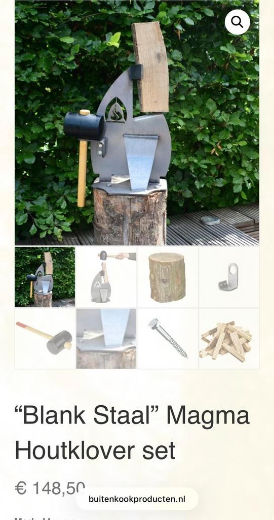 Magma houtklover, Tuin en Terras, Hakselaars, Zo goed als nieuw, Ophalen of Verzenden