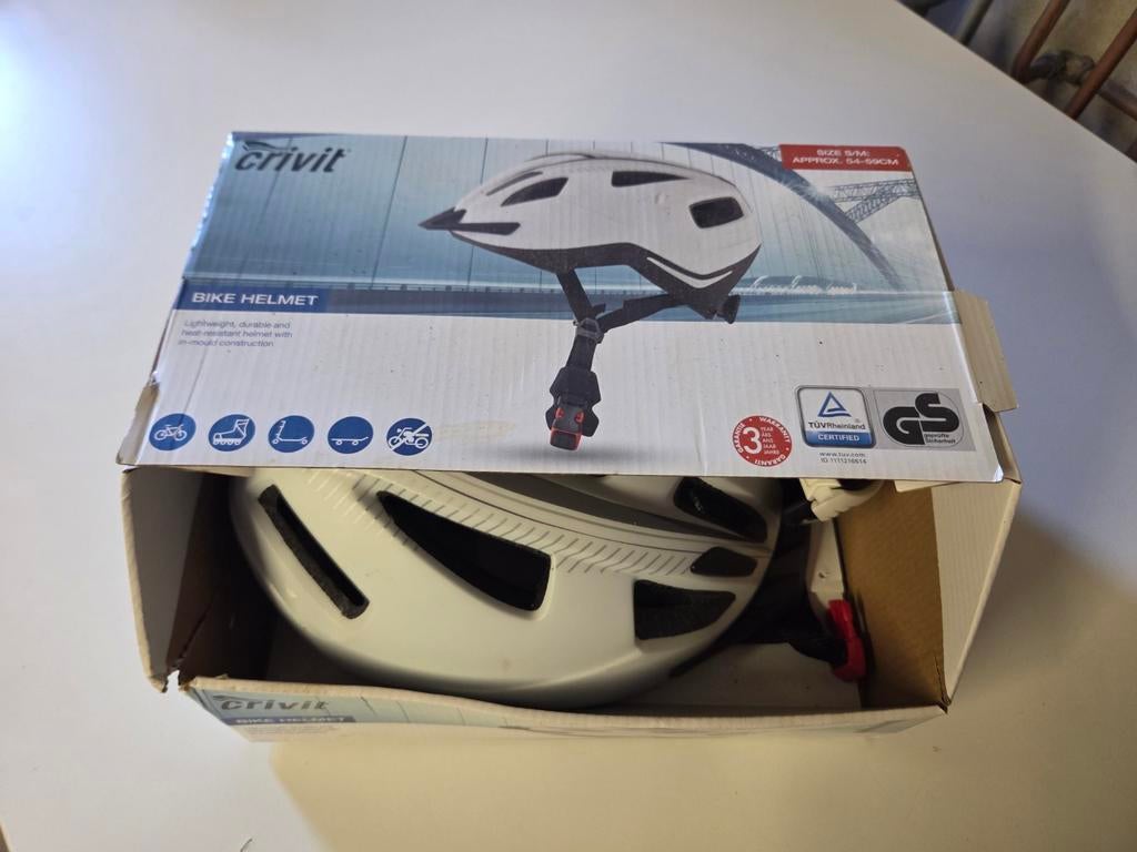 Nieuwe Crivit fietshelm maat S/M (54-59cm), Ophalen of Verzenden