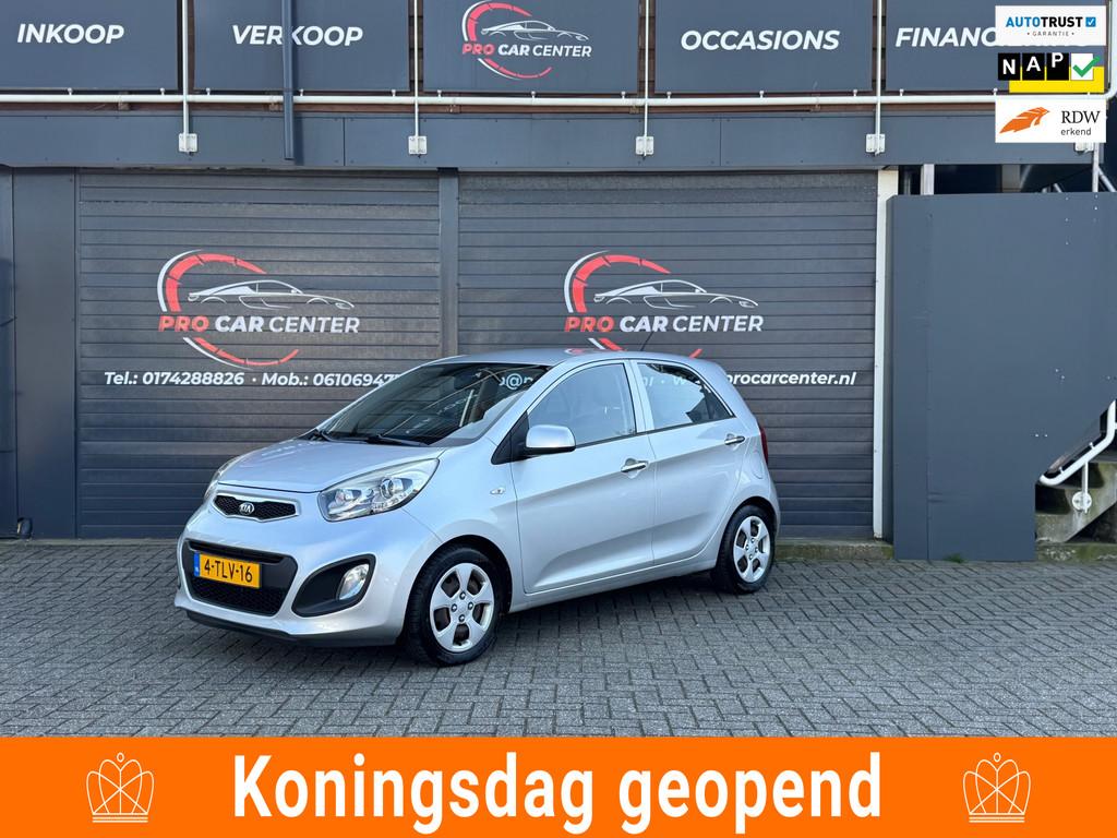 Kia Picanto 1.0 CVVT BusinessLine AIRCO|EL.RAMEN|NAP|APK, Voorwielaandrijving, Euro 5, Stof, Gebruikt