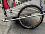 Fietskar kind - fietsaanhanger - 2-zits - schokbreker - rood, Fietsen en Brommers, Ophalen, Gebruikt, Opvouwbaar, 20 tot 40 kg