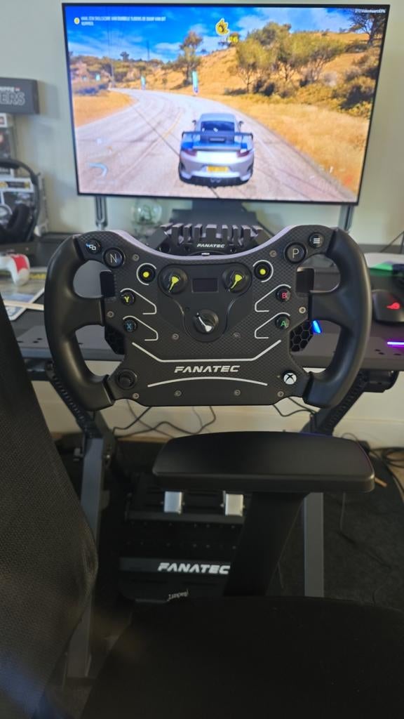 Fanatec set, Ophalen, Zo goed als nieuw, Fanatec, SimLab, GRID, Trak Racer, Simucube