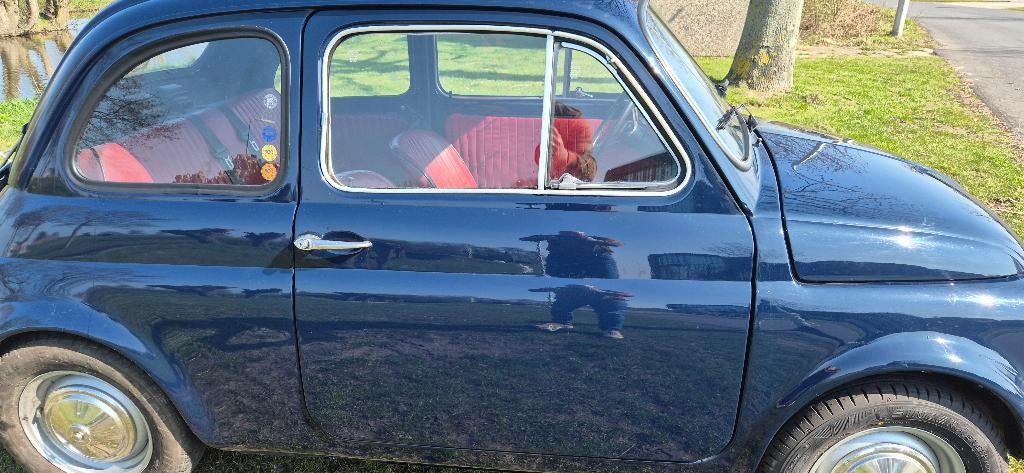 Fiat 500 0.5 L 1971 Blauw, Auto's, Achterwielaandrijving, 15 pk, 514 kg, Overige kleuren