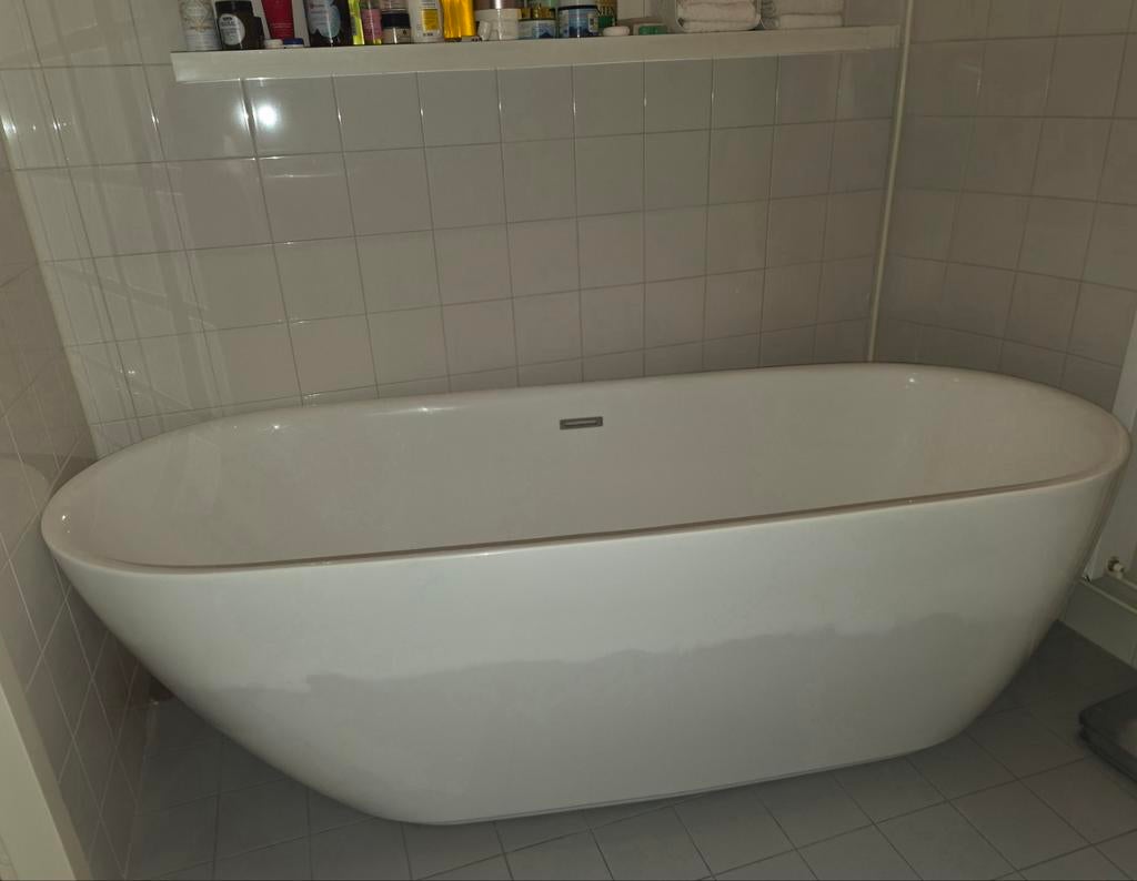 Odin Cianti vrijstaand bad 180x75x58cm wit, Ophalen