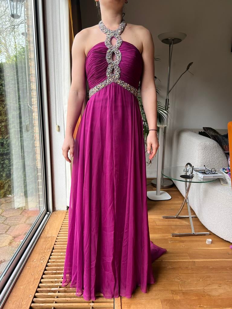 Unique galajurk, Kleding | Dames, Gelegenheidskleding, Maat 38/40 (M), Galajurk, Zwart, Ophalen of Verzenden