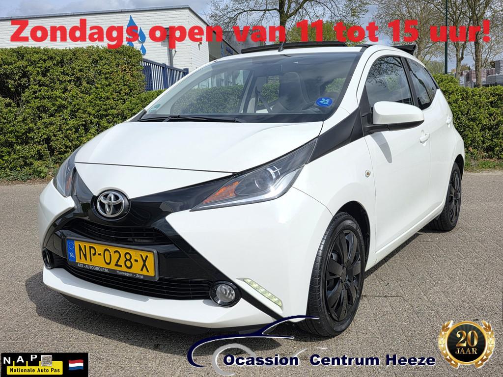 Toyota Aygo 1.0 VVT-i x-Wave CabrioTop! 1e Eig! Camera! Navi, Auto's, Voorwielaandrijving, Stof, Gebruikt, Euro 6