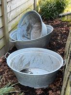 Zinken teil ,2 grote zinken teilen en 1 super grote, Ophalen, Gebruikt, Metaal