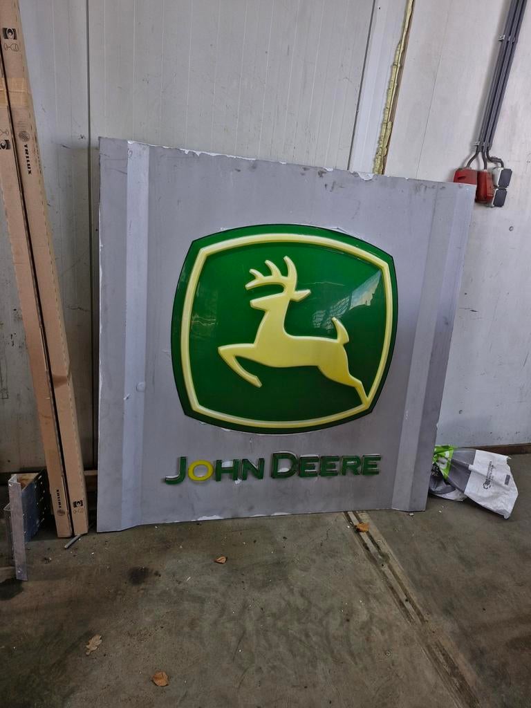 Lichtreclame john deere, Ophalen of Verzenden, Lichtbak of (neon) lamp