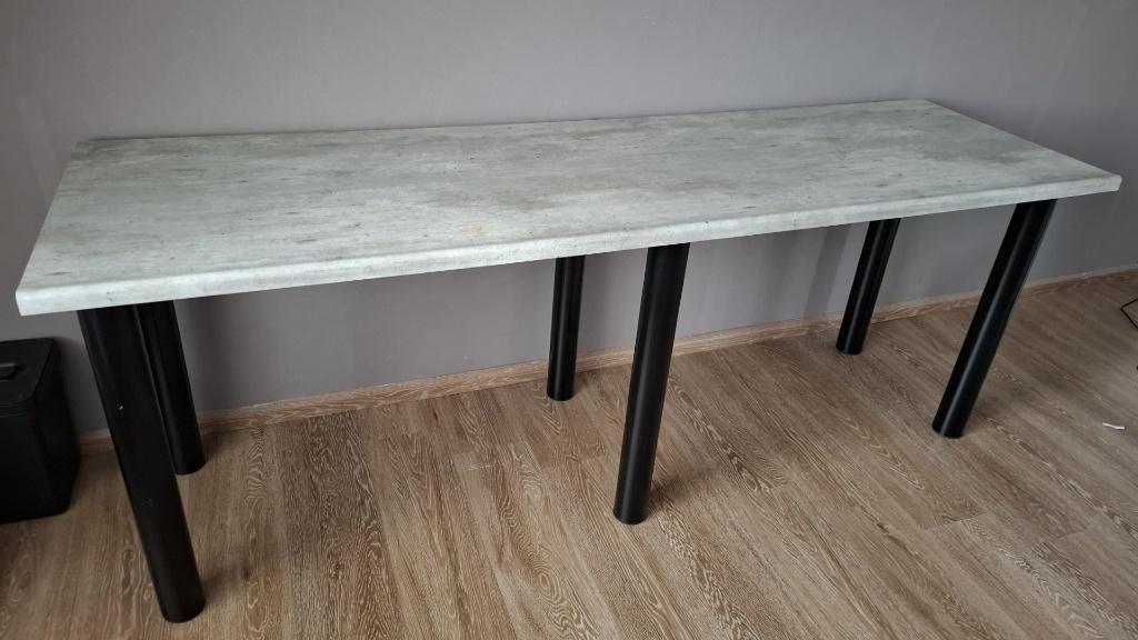 Hobby tafel : Met een hard houten blad(vaste prijs 50.-), Doe-het-zelf en Verbouw, Werkbanken, Ophalen, Zo goed als nieuw, 170 cm of meer