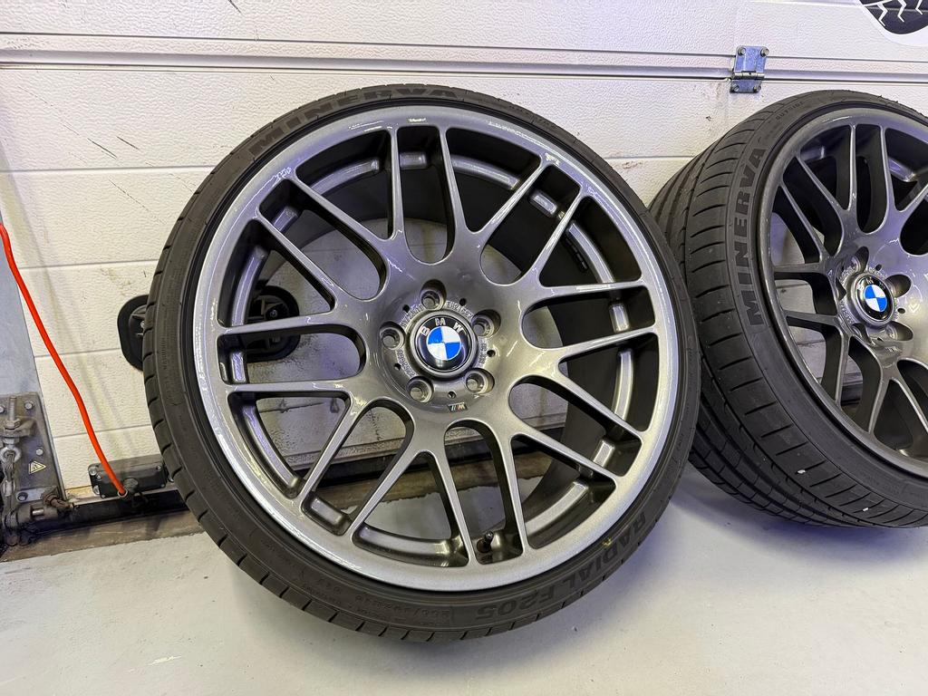 19inch BMW Style 163 CSL Breedset Velgen! ZGN Banden! 5x120, Auto-onderdelen, Banden en Velgen, 19 inch, Gebruikt, -, -