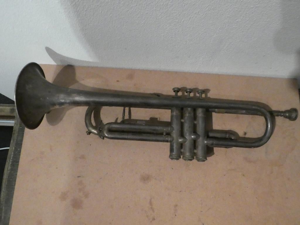 oude trompet, Ophalen of Verzenden, Gebruikt, Overige typen