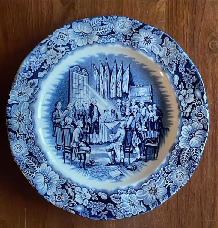 Wedgwood Liberty Blue bord, Antiek en Kunst, Antiek | Wandborden en Tegels, Ophalen of Verzenden