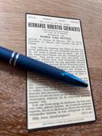 Coenjaerts Hermanus 1875 Gulpen 1945 x van Wittem, Ophalen of Verzenden, Bidprentje