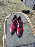 Dune London zgan suede leren wijnrode broques maat 39, Schoenen met lage hakken, Dune Londen, Ophalen of Verzenden, Zo goed als nieuw