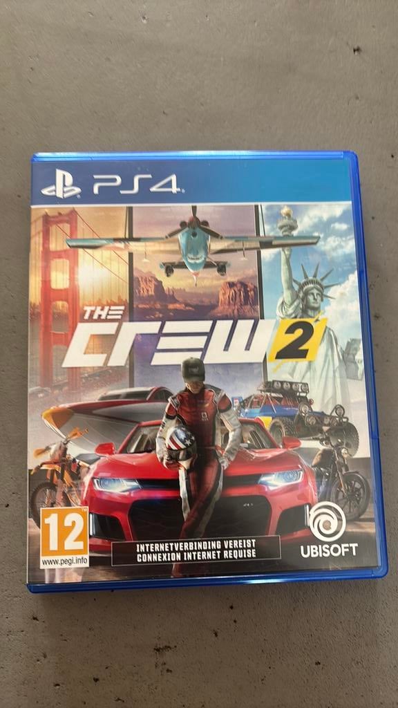 Ps4 game The Crew 2, Spelcomputers en Games, Games | Sony PlayStation 4, Ophalen of Verzenden, Zo goed als nieuw, Racen en Vliegen