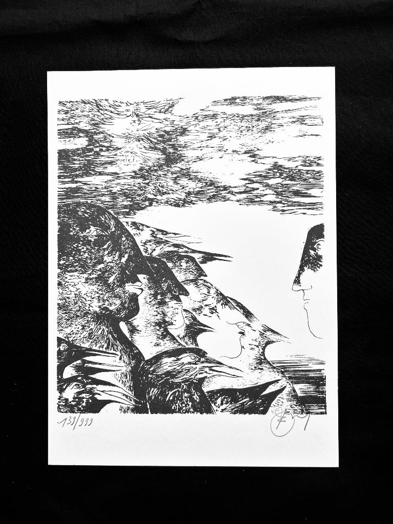 Zeefdruk Frans Minnaert, Verzenden