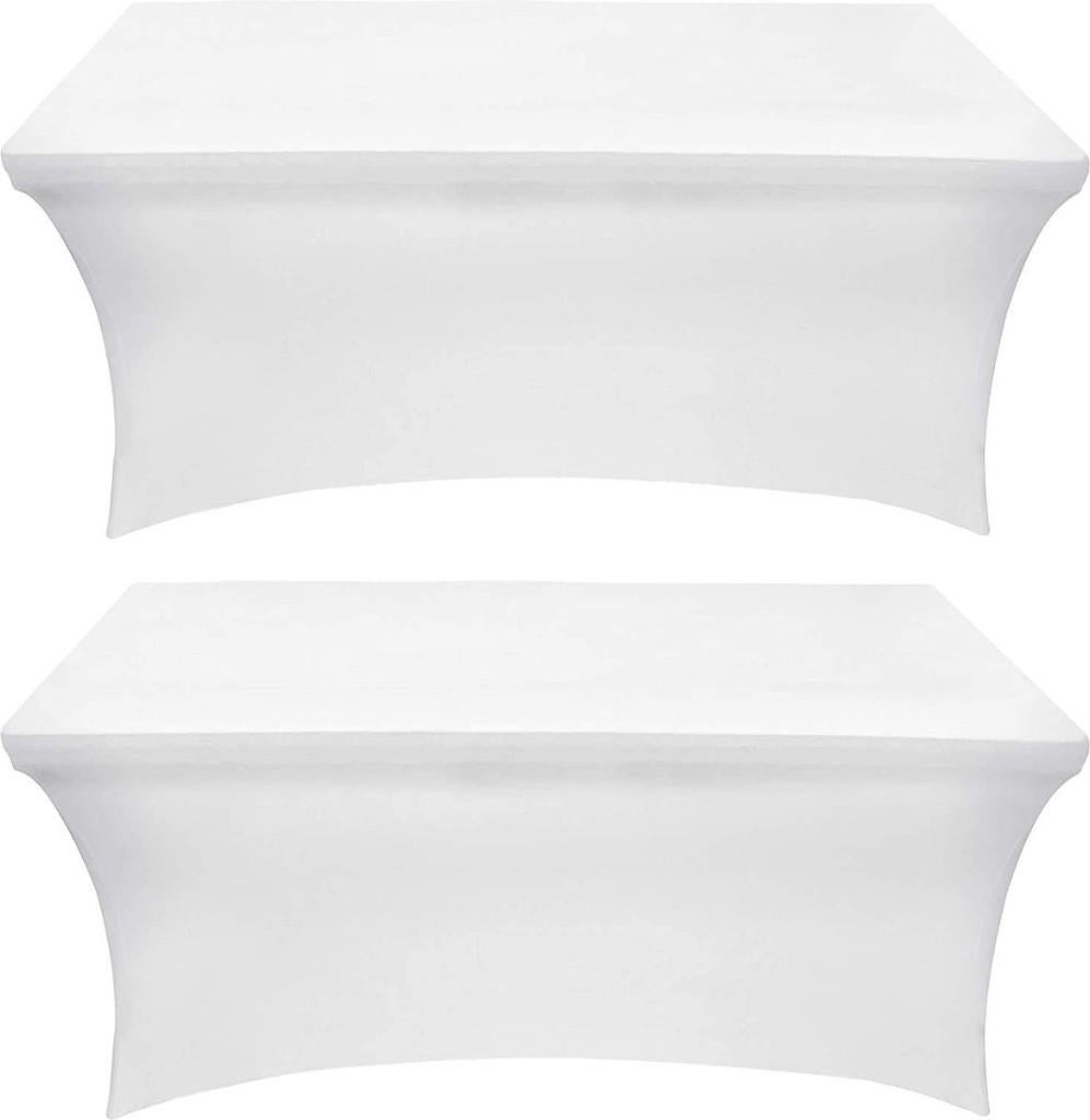 Doos 24 stuks nieuwe witte Rechthoekige Tafelrokken 180cm, Maxxgardeb, Ophalen of Verzenden, Info@maxxgarden.nl, Tafelaankleding