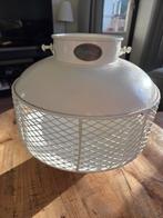 Riverdale decoratieve mand/vaas - Wit metaal, Overige materialen, Wit, Ophalen of Verzenden, Zo goed als nieuw