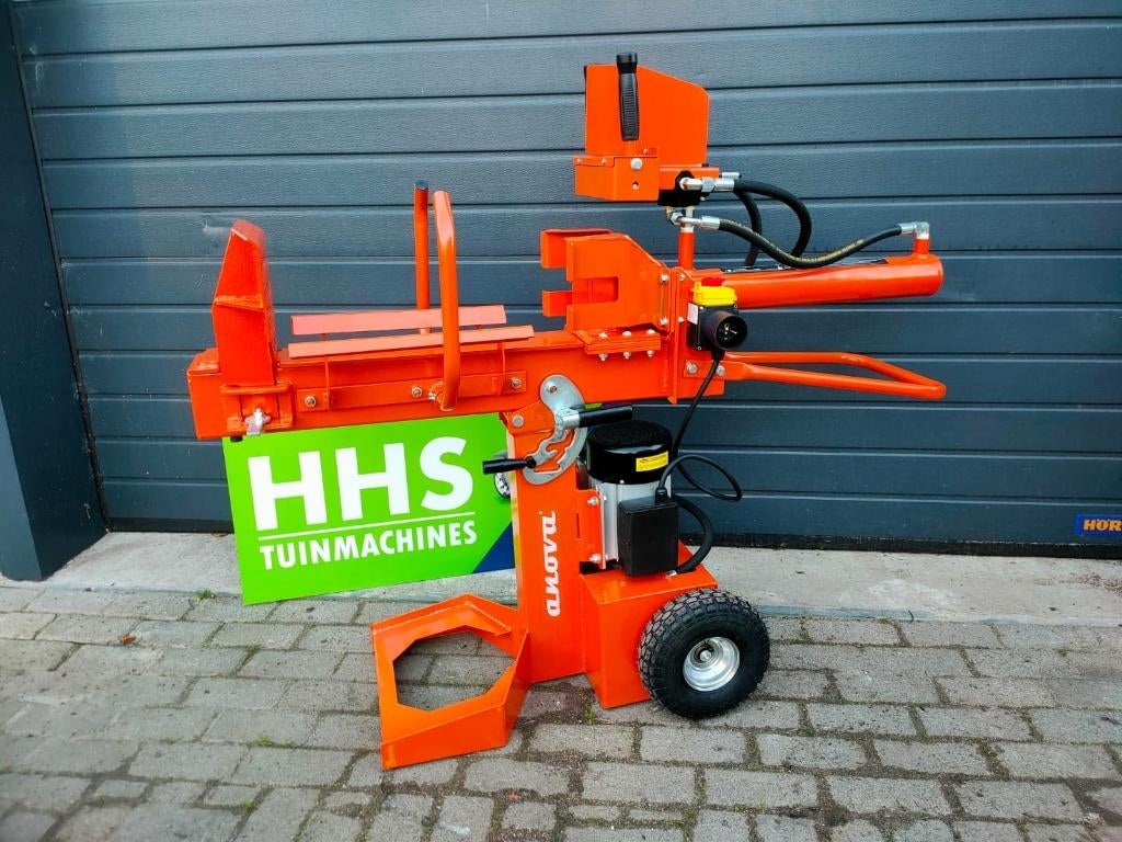 Anova houtklover 12 ton 230 v 1050 ex btw, Ophalen, Gebruikt, Benzine, Liggend