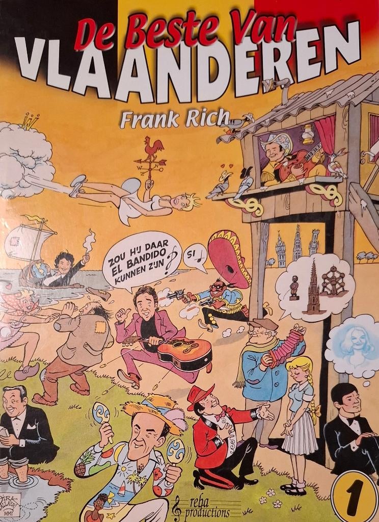 Bladmuziek Frank Rich De beste Vlaanderen GITAAR KEYBOARD, Ophalen of Verzenden, Artiest of Componist, Populair, Keyboard