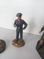 Tinnen soldaten, 4 stuks, Duitse, WO2, gedetailleerd, Ophalen of Verzenden