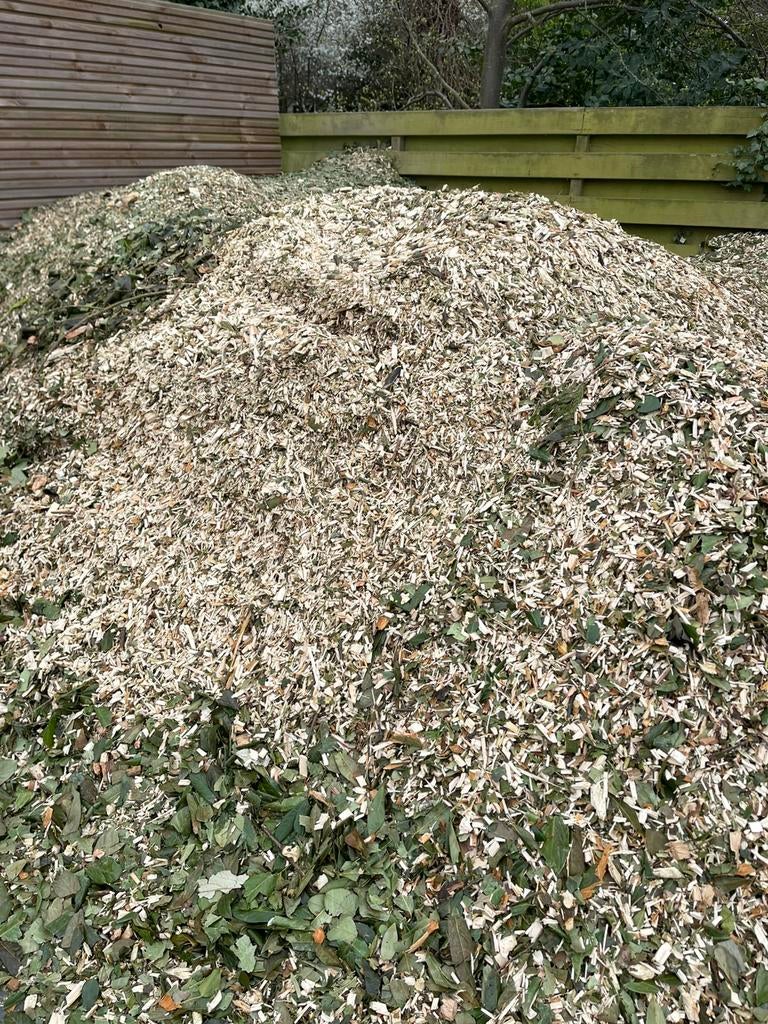 GRATIS Houtsnippers, snippers, gemixt, Tuin en Terras, Haardhout, 6 m³ of meer, Ophalen, Overige houtsoorten