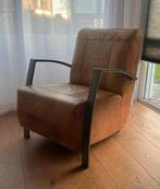 Fauteuil met metalen armleuningen, Ophalen, Gebruikt, Overige materialen, 75 tot 100 cm