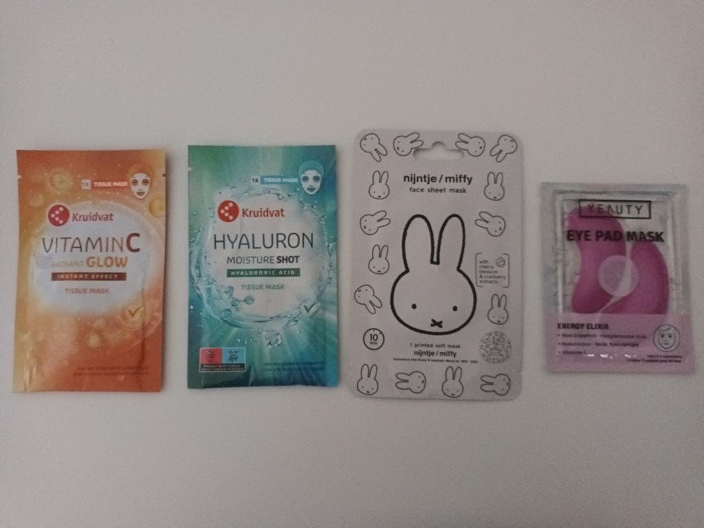 Gezichtsmaskers eye pad mask 4x nieuw nieuwe gezicht maskers, Ophalen of Verzenden, Nieuw, Gehele gezicht, Verzorging