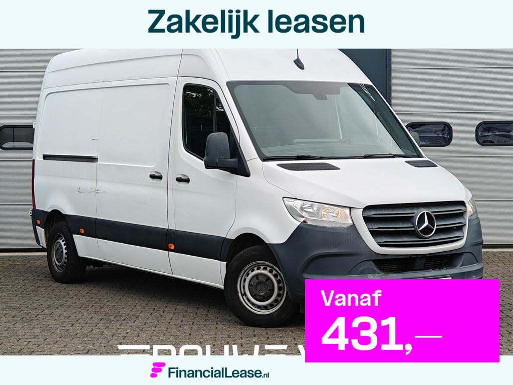 Mercedes-Benz Sprinter L2 H2 314 Koelwagen Kerstner MBUX Cam, Voorwielaandrijving, Stof, Gebruikt, Wit