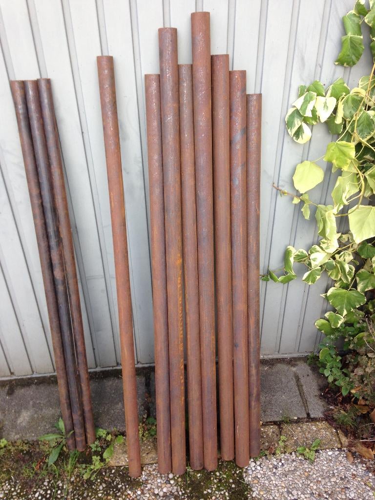 Ronde stalen buizen, Doe-het-zelf en Verbouw, Metalen, Ophalen, Nieuw, IJzer