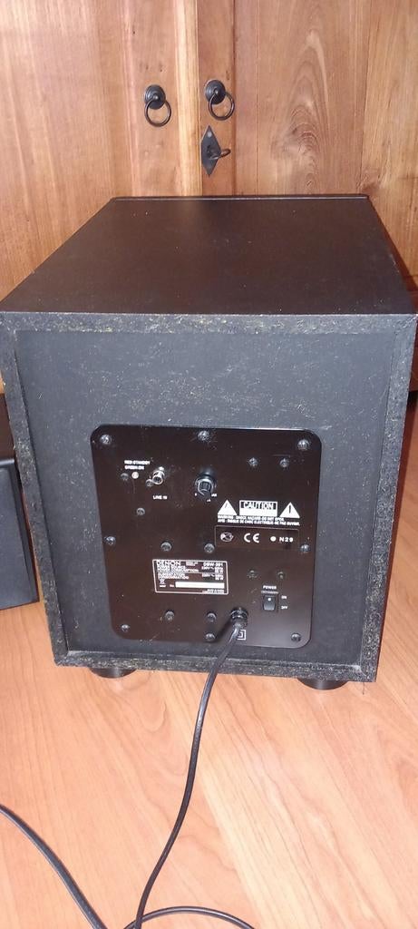 Denon Geluidsboxen Set - Subwoofer & Speakers 5.1, Overige merken, Gebruikt, Ophalen of Verzenden, 60 tot 120 watt