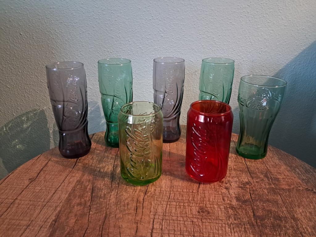 Gratis Coca Cola glazen, Ophalen, Zo goed als nieuw, Frisdrankglas