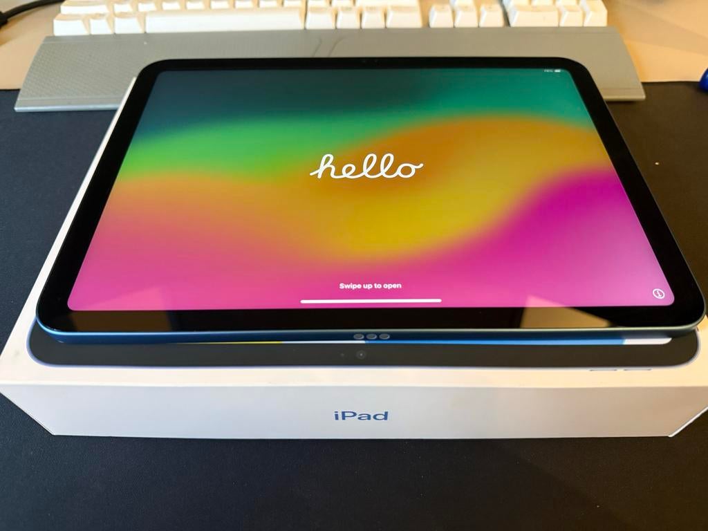 iPad 10e generatie 2022 64GB - Zeer goede staat + Hoes, Apple iPad, Zo goed als nieuw, 64 GB, Ophalen