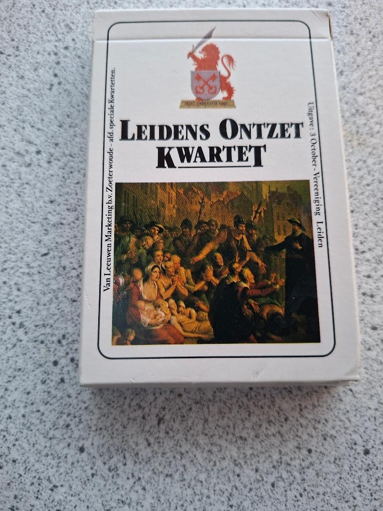 100 Jaar Leidens Ontzet Kwartet Spel, Ophalen of Verzenden, Zo goed als nieuw, Kwartet(ten)