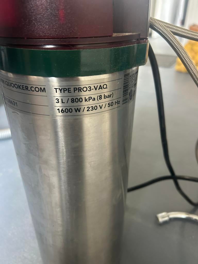 Quooker PRO3-VAQ kokendwaterreservoir met kraan, Ophalen, Gebruikt