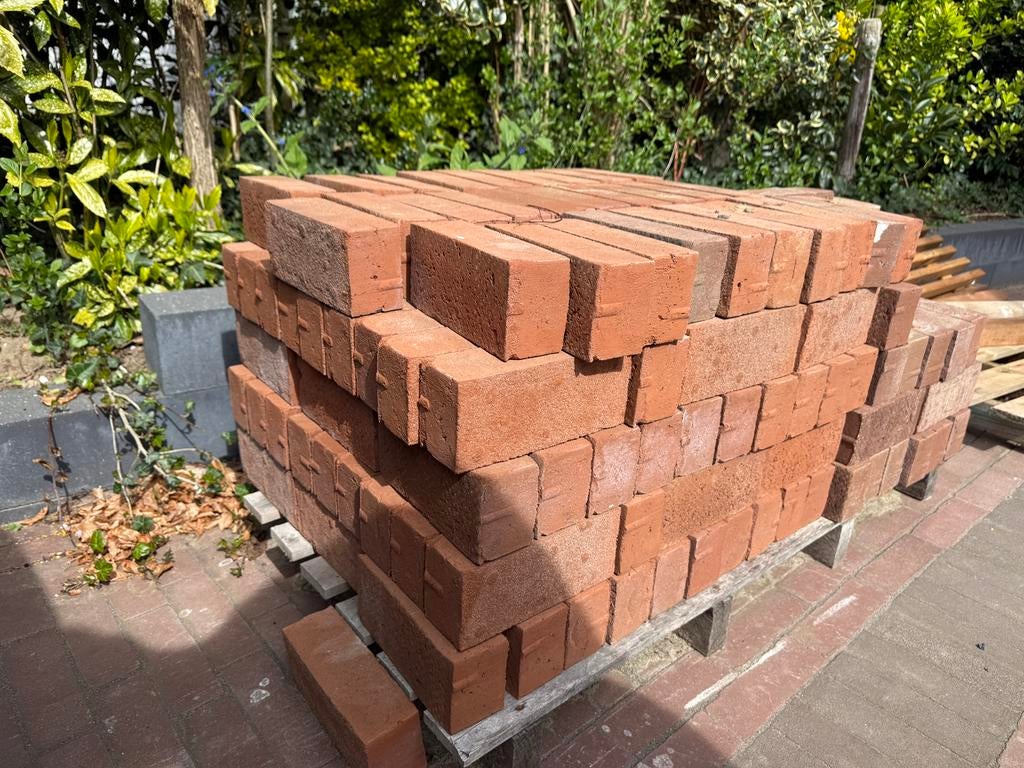 Gebakken klinkers 4-5m2, Ophalen, Overige materialen, Klinkers, Nieuw
