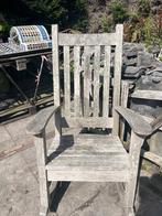 Hardhouten schommelstoel, Ophalen, Zo goed als nieuw, Hout