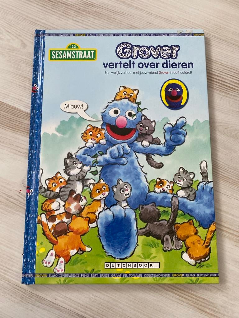 Sesamstraat Grover vertelt over Dieren, Boeken, Ophalen, Gelezen, Fictie algemeen