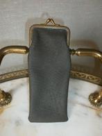 Antieke brillenhoes met koperen sluiting Bieden, Ophalen of Verzenden