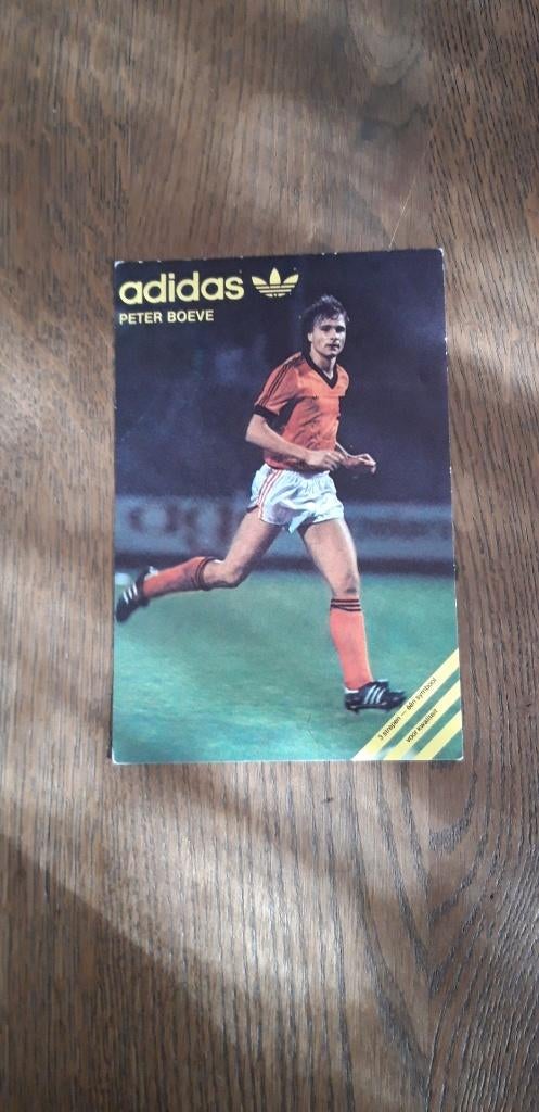 Reclame kaart Peter Boeve Ajax, Verzenden, Zo goed als nieuw, Ajax, Overige typen