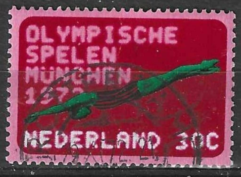 Nederland 1972 - Yvert 961 - Olympische Spelen (ST), Postzegels en Munten, Postzegels | Nederland, Verzenden, Gestempeld