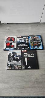5x PC Games cd rom oa battlefield en the godfather, Spelcomputers en Games, Games | Pc, 1 speler, Ophalen of Verzenden, Shooter