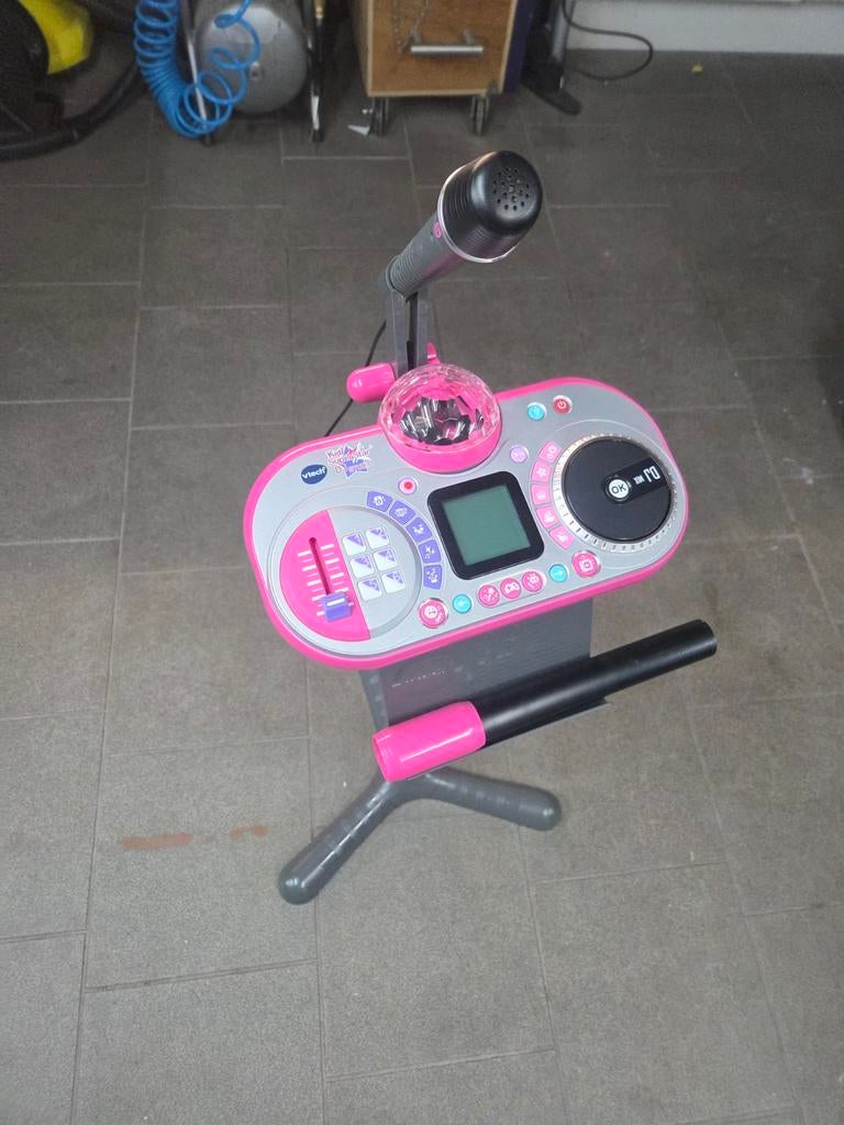 VTech Kidi Super Star Karaoke Machine met Microfoon, Ophalen of Verzenden, Gebruikt, Complete set
