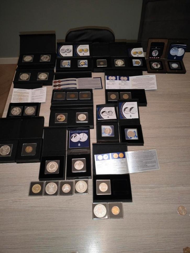 Diverse collectie herdenkingsmunten en sets, Postzegels en Munten, Munten | Nederland, Setje, Overige waardes, Koningin Beatrix