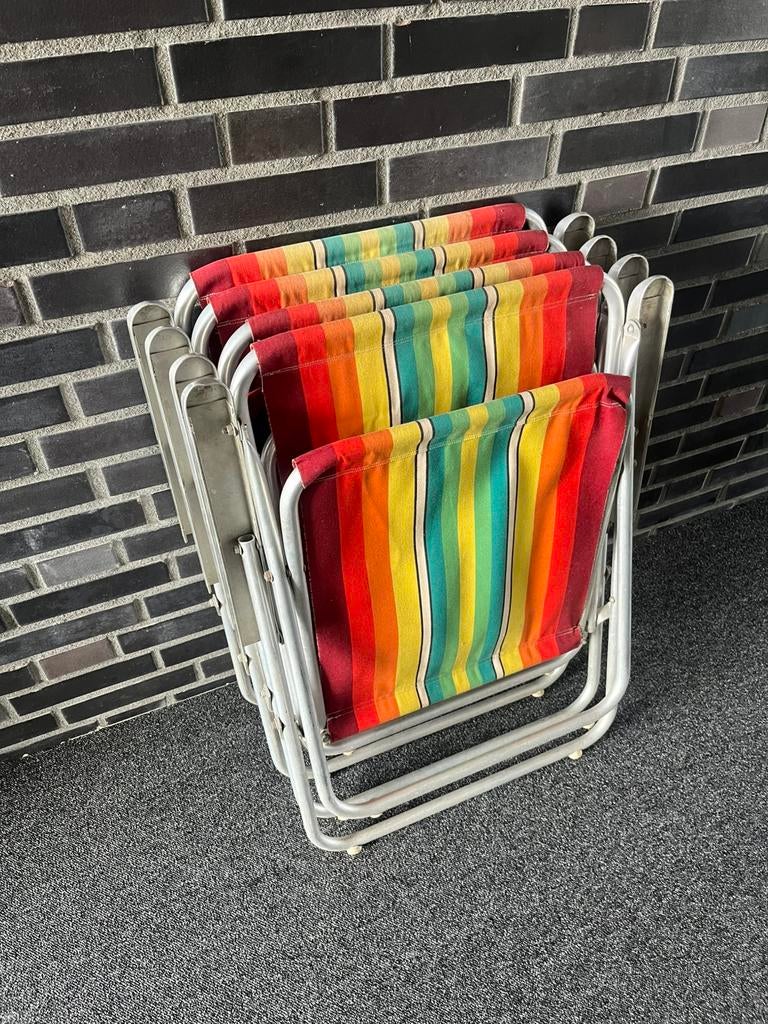 Inklap camping stoeltjes, Ophalen, Gebruikt, Campingstoel