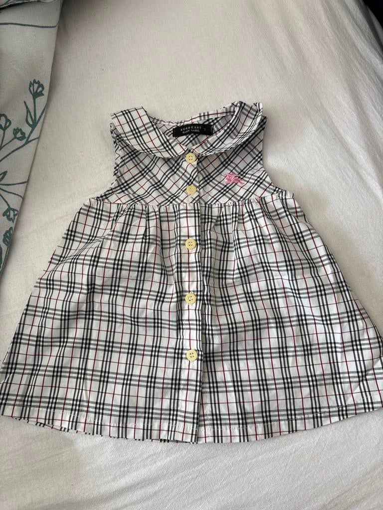 Burberry jurkje maat 62/68 z.g.a.n., Kinderen en Baby's, Ophalen of Verzenden, Zo goed als nieuw, Meisje, Jurkje of Rokje