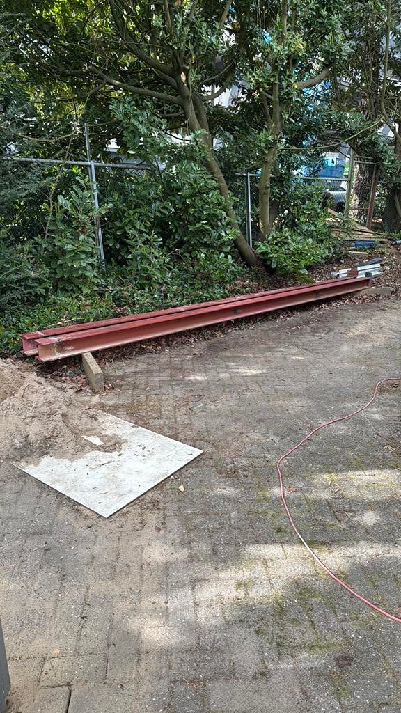 H-profiel 160 mm  5,7 meter, Doe-het-zelf en Verbouw, Metalen, Ophalen, Gebruikt, IJzer